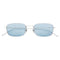Grace / Silver Titanium & Light Blue Lens